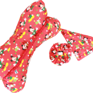 Mickey Mouse printed bandana, scrunchies, bone pillow
